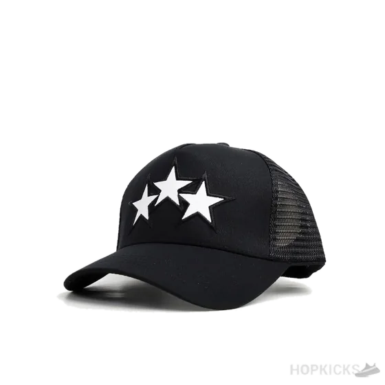 Amiri White Star Trucker Cap