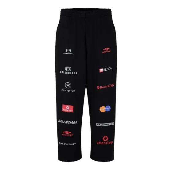 Balenciaga Logos Jogging Bottoms