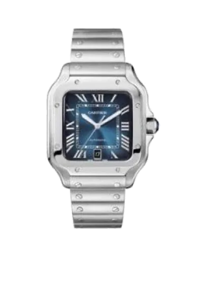 Cartier Santos de Cartier watch "Blue Dial"