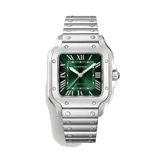 Cartier Santos de Cartier watch "Green DIal"