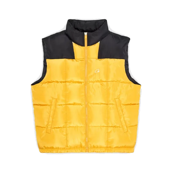 Corteiz Bolo Bodywarma Vest Yellow Men's