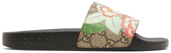 Gucci Wmns Pursuit GG Supreme Slide 'Flowers'