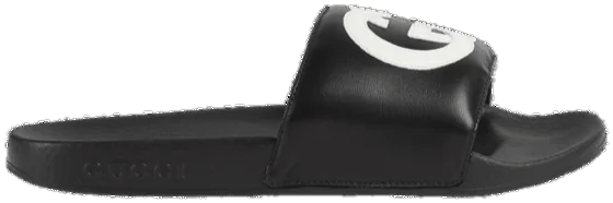 Gucci Wmns Slide 'Interlocking G - Black White'