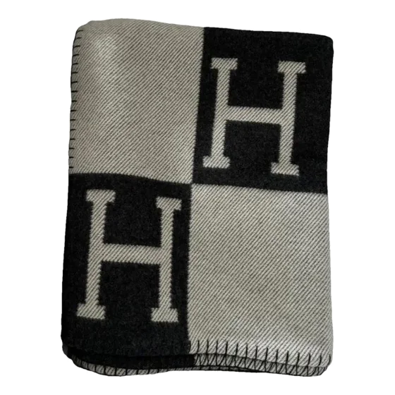 Hermes Cashmere Scarf LOGO