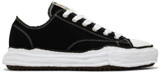 Maison Mihara Yasuhiro Peterson OG Sole Canvas Low 'Black'