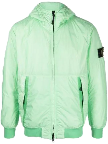 Stone Island Compass-patch hooded jacket
