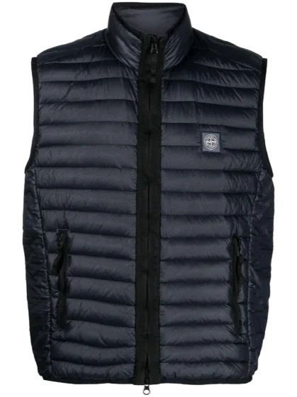 Stone Island Compass-patch padded gilet