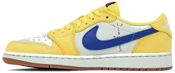 Travis Scott x Air Jordan 1 Retro Low OG SP PS 'Canary'