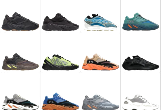 Yeezy 700 All colourways