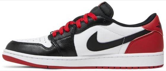 Air Jordan 1 Retro Low OG 'Black Toe'