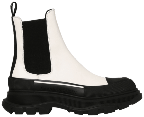 Alexander McQueen Wmns Tread Slick Boot 'White Black'