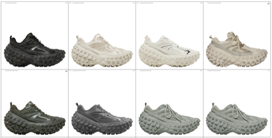 All balenciage defender sneakers