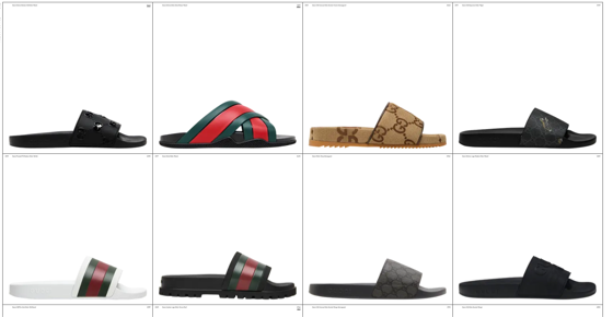 All gucci slides