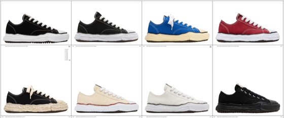 All Maison Mihara shoes