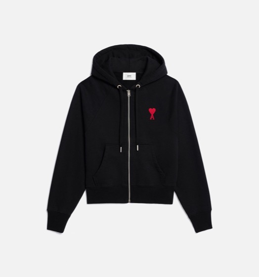 Ami Paris AMI DE COEUR ZIPPED HOODIE (10 + colors and models)