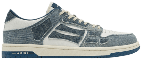 Amiri Skel Top Low 'Vintage Denim - Slate Blue'