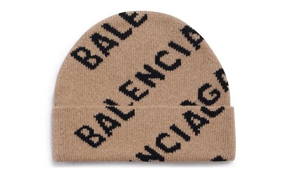 Balenciaga Allover Logo Beanie
