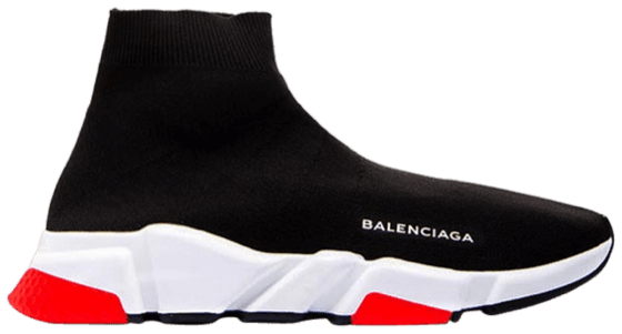 Balenciaga Wmns Valencia Speed Runner 'Black White Red'