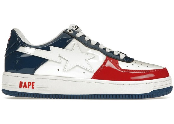 Bapesta Low 'Red Blue White'