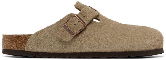 Boston Soft Footbed Suede 'Taupe'