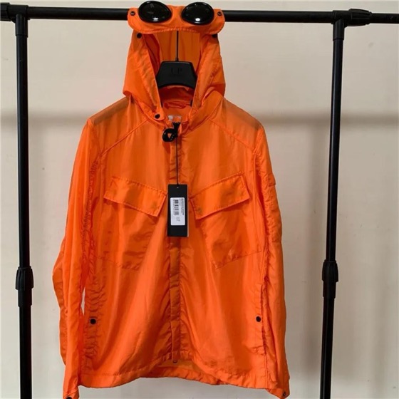 C.P Orange Canvas light weight windbreaker