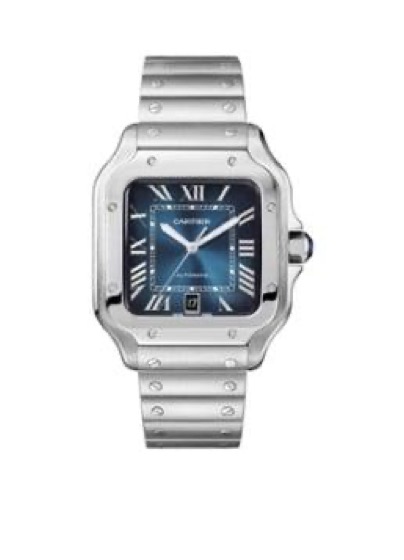 Cartier Santos de Cartier watch "Blue Dial"