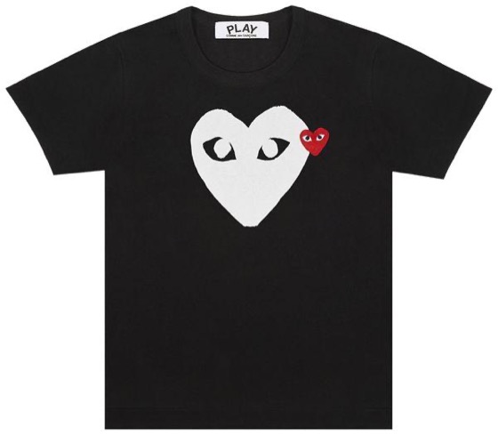 Comme des Garçons PLAY Big Heart T-Shirt 'Black'