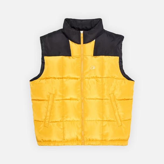 Corteiz Bolo Bodywarma Vest Yellow Men's