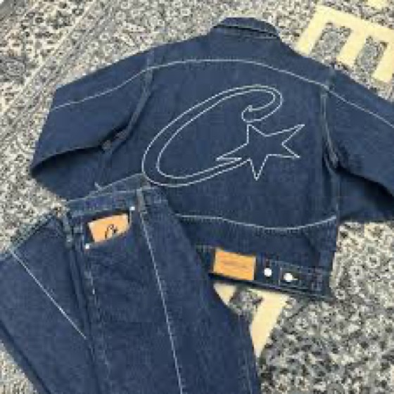 Corteiz Denim Set (Jacket and Jeans"Separated")