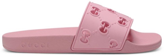 Gucci Wmns GG Slide Rubber 'Pink'