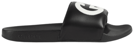 Gucci Wmns Slide 'Interlocking G - Black White'