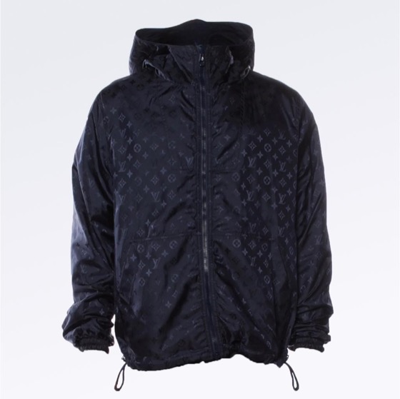 Louis Vuitton LV Monogram Reversible Navy Windbreaker