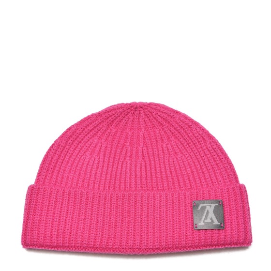 Louis Vuitton pink beanie