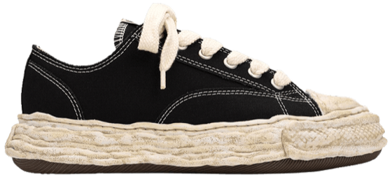 Maison Mihara Yasuhiro Peterson 23 OG Dyed Sole Canvas Low 'Black'