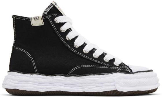 Maison Mihara Yasuhiro Peterson 23 OG Sole Canvas High 'Black White'