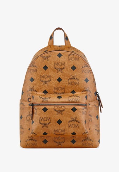 MCM STARK VISETOS MED - Backpack- cognac