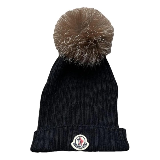Moncler Wool beanie Black