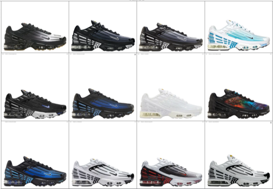 Nike TN 3 all colorways