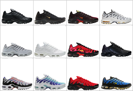 Nike TN all colourways