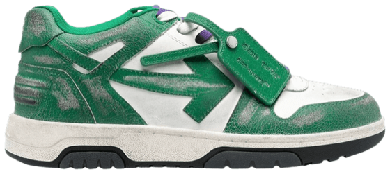 Off-White Out of Office Vintage Leather 'White Green'