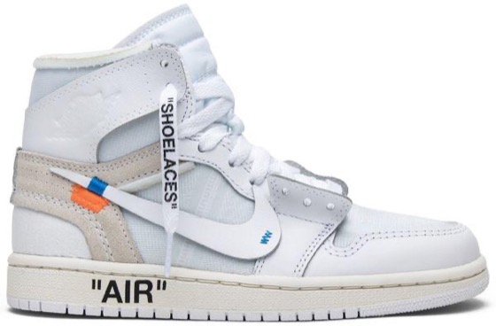 Off-White x Air Jordan 1 Retro High OG BG 'White' 2018