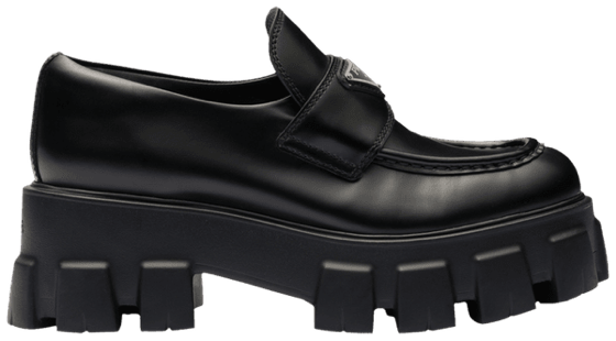 Prada Wmns Monolith Loafer 'Black'
