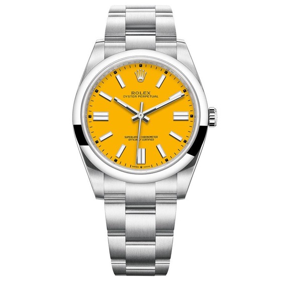 Rolex Oyster Perpetual "Yellow Dial"