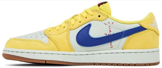 Travis Scott x Air Jordan 1 Retro Low OG SP PS 'Canary'