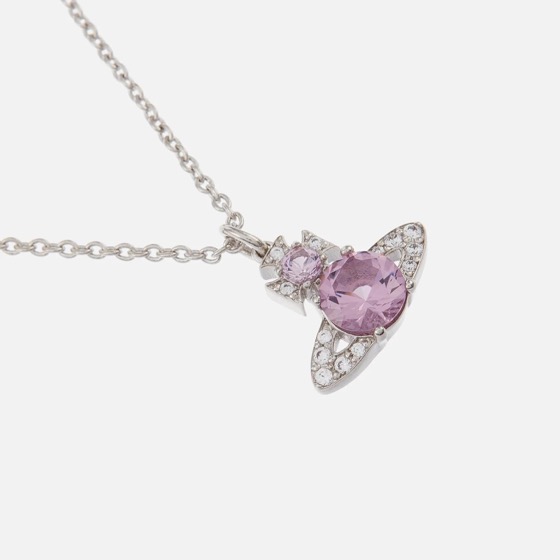 Vivienne Westwood Ismene Silver-Tone Crystal Necklace