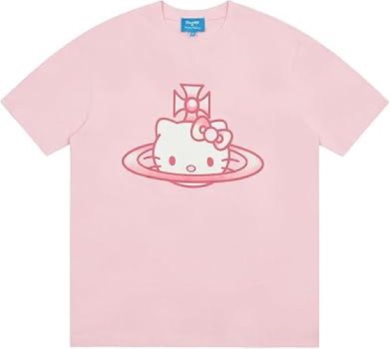 Vivienne Westwood X Sanrio Hello Kitty Saturn Playera Japan T-Shirt